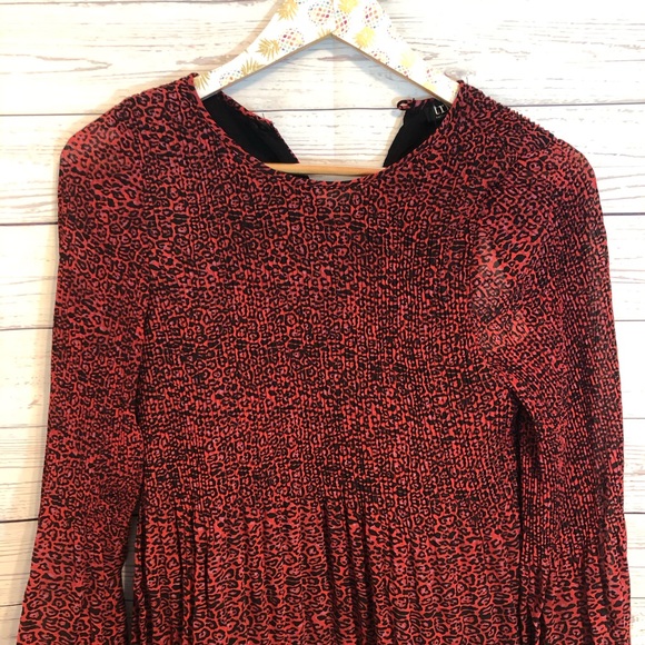 NWT Zara Animal Print blouse - Picture 3 of 5